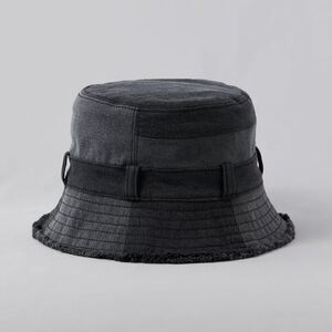 American Eagle - Black Wash Denim Bucket Hat - OS